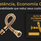 Mangueira de latão trançado com alta resistência, ideal para economia de custos e manutenção reduzida.