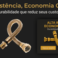 Mangueira de latão trançado com alta resistência, ideal para economia de custos e manutenção reduzida.